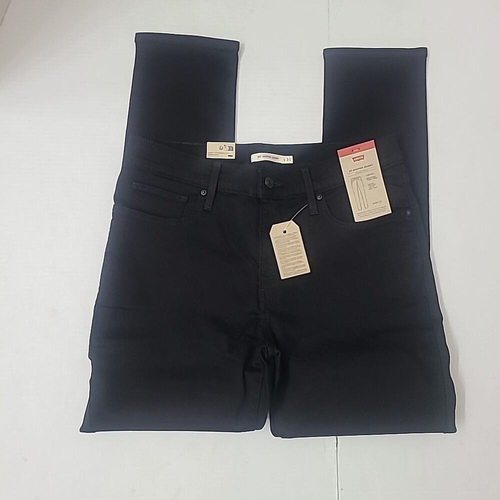 Levis 311 Shaping Skinny Jeans Stretch Modern Mid Rise Black Size 31 x 28 New - Picture 3 of 8